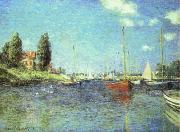 Red Boats at Argenteuil, Claude Monet